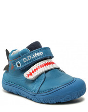 Półbuty dziecięce Sneakersy DD Step - S073-223A Bermuda Blue - eobuwie.pl Dd Step