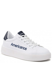 Sneakersy Sneakersy  - WPRS-20210506 White - eobuwie.pl Americanos