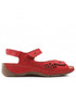 Sandały Helios Sandały  - 266 Czerwony 1