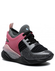 Półbuty dziecięce Sneakersy  - Light Flow 1160024 Graphite/Black/Hot Pink - eobuwie.pl Bibi