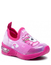 Półbuty dziecięce Sneakersy  - Space Wave 1132087 Tie Dye/Unicorn/Hot Pink - eobuwie.pl Bibi