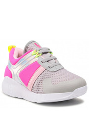 Półbuty dziecięce Sneakersy  - Evolution 1053234 Grey/Clear/Hot Pink - eobuwie.pl Bibi