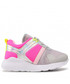Półbuty dziecięce Bibi Sneakersy  - Evolution 1053234 Grey/Clear/Hot Pink