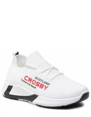 Półbuty dziecięce Sneakersy  - 227003/07-03W White - eobuwie.pl Crosby