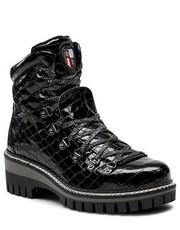 Oficerki damskie Trapery  - 2015456/15 Black - eobuwie.pl New Italia Shoes