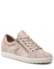 Sneakersy Sneakersy  - 9-23606-28 Creme Snake 424 - eobuwie.pl Caprice