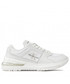 Półbuty męskie Calvin Klein Jeans Sneakersy  - Sporty Runner Comfair Laceup Lth YM0YM00421 Bright White YAF