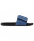 Klapki męskie Calvin Klein Jeans Klapki  - Slide Velcro Denim YM0YM00064 Washed Blue 0G2