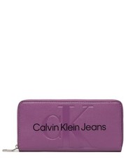 Portfel Duży Portfel Damski Calvin klein jeans - Sculpted Zip Around Mono K60K610358 VAE - eobuwie.pl Calvin Klein Jeans