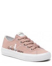 Trampki dziecięce Tenisówki  - Low Cut Lace-Up Sneaker V3A9-80187-0890 Antique Rose 303 - eobuwie.pl Calvin Klein Jeans