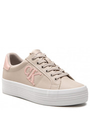 Sneakersy Sneakersy  - Vulc Flatform Laceup Low YW0YW00763 Eggshell/Pink Blush 0F4 - eobuwie.pl Calvin Klein Jeans