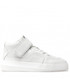 Sneakersy Calvin Klein Jeans Sneakersy  - Chunky Cupsole Laceup Mid Lth Wn YW0YW00841 Bright White YAF
