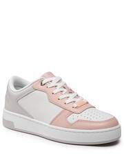 Sneakersy Sneakersy  - Cupsole Laceup Basket Wn YW0YW00715 Windchime/Pink 0IV - eobuwie.pl Calvin Klein Jeans