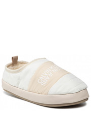 Kapcie męskie Kapcie  - Home Shoe Slipper W Warm Linning YM0YM00242 Bright White YAF - eobuwie.pl Calvin Klein Jeans