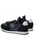 Mokasyny męskie Calvin Klein Jeans Sneakersy  - Runner Sock Laceup Ny-Lth YM0YM00553 Ocean Teal DA0