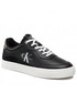 Mokasyny męskie Calvin Klein Jeans Sneakersy  - Classic Cupsole Laceup Lth YM0YM00432  Black BDS