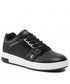 Mokasyny męskie Calvin Klein Jeans Sneakersy  - Cupsole Laceup Basket Low YM0YM00429 Black BDS