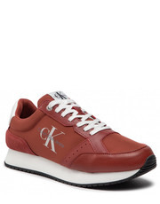 Mokasyny męskie Sneakersy  - Retro Runner Laceup YM0YM00418 Terracotta Tile XLN - eobuwie.pl Calvin Klein Jeans