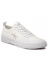 Mokasyny męskie Calvin Klein Jeans Sneakersy  - Skater Vulcanized Laceup Rcotton YM0YM00414 Bright White YAF