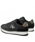 Mokasyny męskie Calvin Klein Jeans Sneakersy  - Retro Runner Laceup YM0YM00418 Black BDS