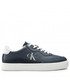 Mokasyny męskie Calvin Klein Jeans Sneakersy  - Classic Cupsole Laceup Lth YM0YM00432 Ocean Teal DA0