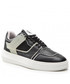 Mokasyny męskie Calvin Klein Jeans Sneakersy  - Chunky Cupsole Laceup Low Tpu YM0YM00425 Black/White