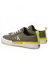 Mokasyny męskie Calvin Klein Jeans Sneakersy  - Skater Vulcanized Laceup Rcotton YM0YM00414 Burnt Olive LB6