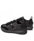 Mokasyny męskie Calvin Klein Jeans Sneakersy  - Toothy Runner Laceup R-Poly YM0YM00417 Triple Black 0GT