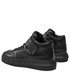 Mokasyny męskie Calvin Klein Jeans Sneakersy  - Chunky Cupsole Laceup Mid Lth-Pu YM0YM004260 Triple Black 0GT