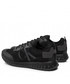 Mokasyny męskie Calvin Klein Jeans Sneakersy  - Sporty Runner Eva Slipon R Poly YM0YM00437 Triple Black 0GT