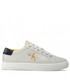 Mokasyny męskie Calvin Klein Jeans Sneakersy  - Classic Cupsole Laceup Low Lth YM0YM00491 Cirus Grey/Dune Yellow 0IS