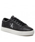 Mokasyny męskie Calvin Klein Jeans Sneakersy  - Classic Cupsole Laceup Low Lth YM0YM00491 Black BDS