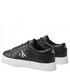 Mokasyny męskie Calvin Klein Jeans Sneakersy  - Classic Cupsole Laceup Low Lth YM0YM00491 Black BDS