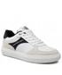 Mokasyny męskie Calvin Klein Jeans Sneakersy  - Casual Cupsole Laceup Low YM0YM00494YAF Bright White YAF