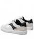 Mokasyny męskie Calvin Klein Jeans Sneakersy  - Casual Cupsole Laceup Low YM0YM00494YAF Bright White YAF