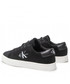 Mokasyny męskie Calvin Klein Jeans Sneakersy  - Classic Cupsole Laceup Low Su YM0YM00548 Black BDS