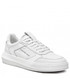 Mokasyny męskie Calvin Klein Jeans Sneakersy  - Chunky Cupsole Laceup Lth Mono YM0YM00550 Triple White YAF