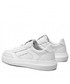 Mokasyny męskie Calvin Klein Jeans Sneakersy  - Chunky Cupsole Laceup Lth Mono YM0YM00550 Triple White YAF