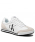 Mokasyny męskie Calvin Klein Jeans Sneakersy  - Low Runner 1 YM0YM00026 Bright White 02S
