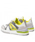 Mokasyny męskie Calvin Klein Jeans Sneakersy  - New Sporty Runner Comfair 2 YM0YM00345 Grey/Lime 0IQ