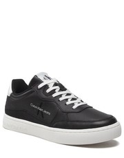 Mokasyny męskie Sneakersy  - Classic Cupsole Lth-Su Mono YM0YM00432 Black/White 0GJ - eobuwie.pl Calvin Klein Jeans