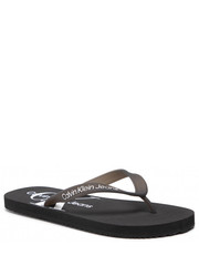 Japonki męskie Japonki  - Beach Sandal Monogram Tpu YM0YM00055 Black 00X - eobuwie.pl Calvin Klein Jeans