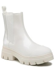 Sztyblety Sztyblety  - Chunky Comabt Chelsea Boot YW0YW00855 White YBR - eobuwie.pl Calvin Klein Jeans