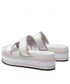 Klapki Calvin Klein Jeans Klapki  - Flatform Sandal Twostraps YW0YW00561 Bright White YAF