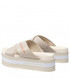 Klapki Calvin Klein Jeans Klapki  - Platform Sandal Crisscross YW0YW00562 Eggshell ACF