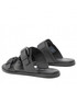 Klapki Calvin Klein Jeans Klapki  - Flat Sandal Twostrips Rub YW0YW00537 Black BDS