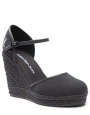 Espadryle Espadryle  - Wedge Sandal Close Toe Co YW0YW00569 Black BDS - eobuwie.pl Calvin Klein Jeans