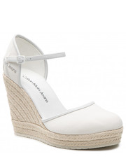 Espadryle Espadryle  - Wedge Sandal Close Toe Co YW0YW00569 Bright White YAF - eobuwie.pl Calvin Klein Jeans