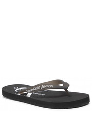 Japonki damskie Japonki  - Beach Sandal Monogram Tpu YW0YW00098 Black 00X - eobuwie.pl Calvin Klein Jeans