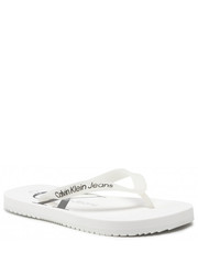 Japonki damskie Japonki  - Beach Sandal Monogram Tpu YW0YW00098 Bright White 02S - eobuwie.pl Calvin Klein Jeans